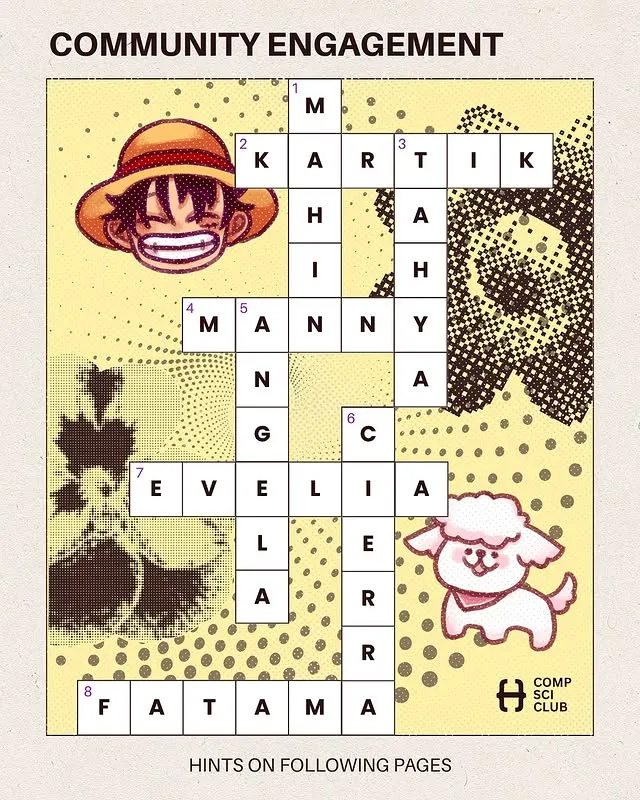 yellow crossword puzzle