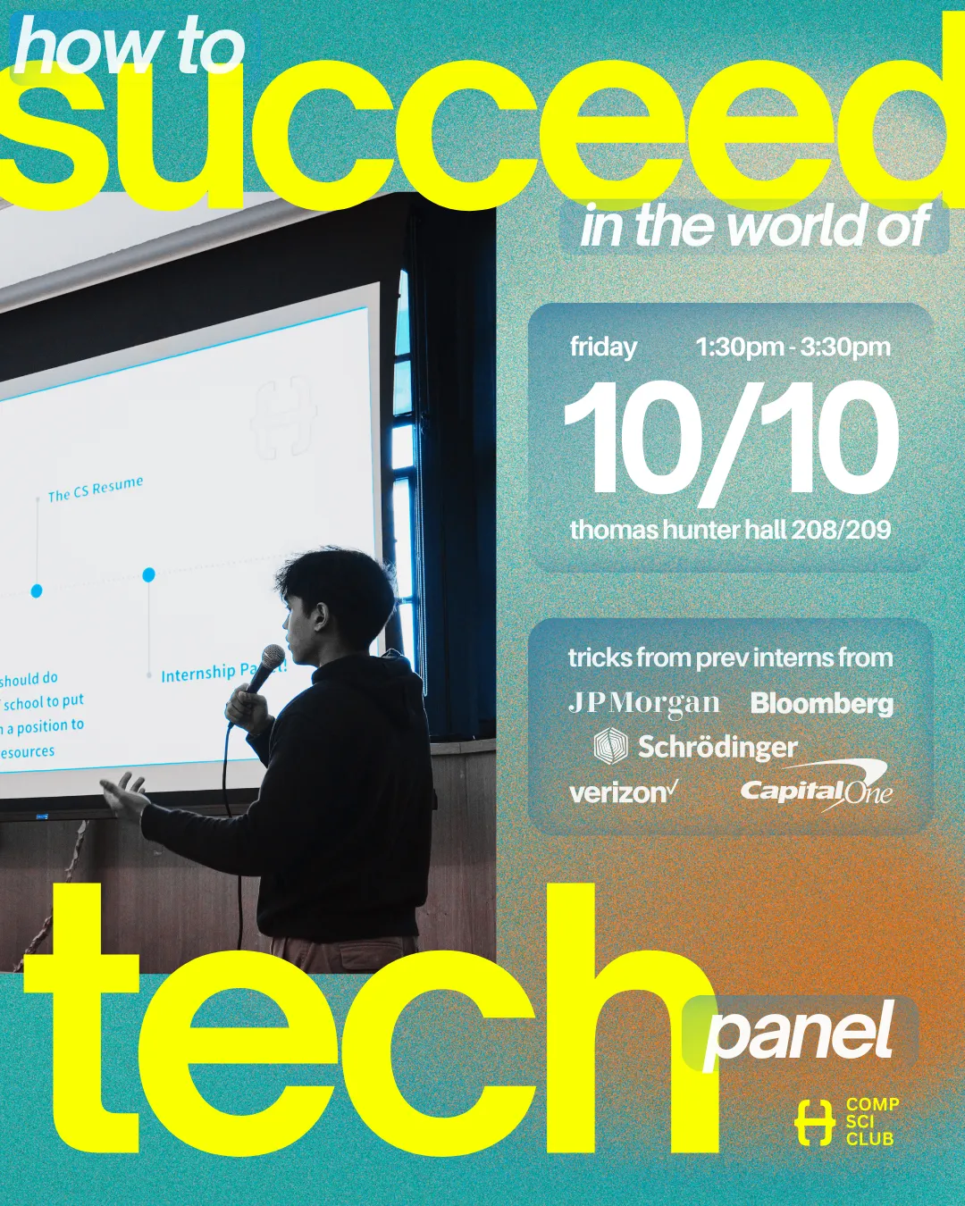 guest speaker event poster