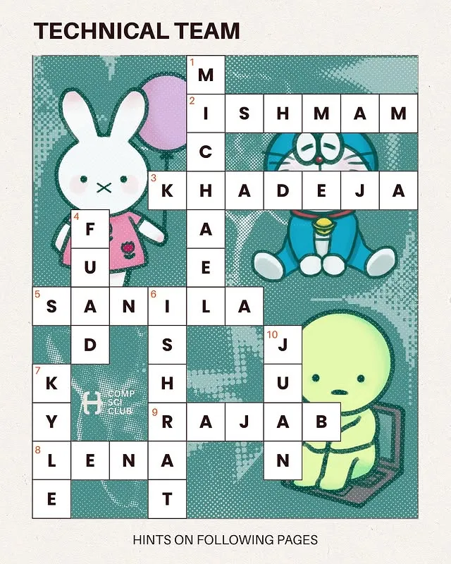 pink crossword puzzle